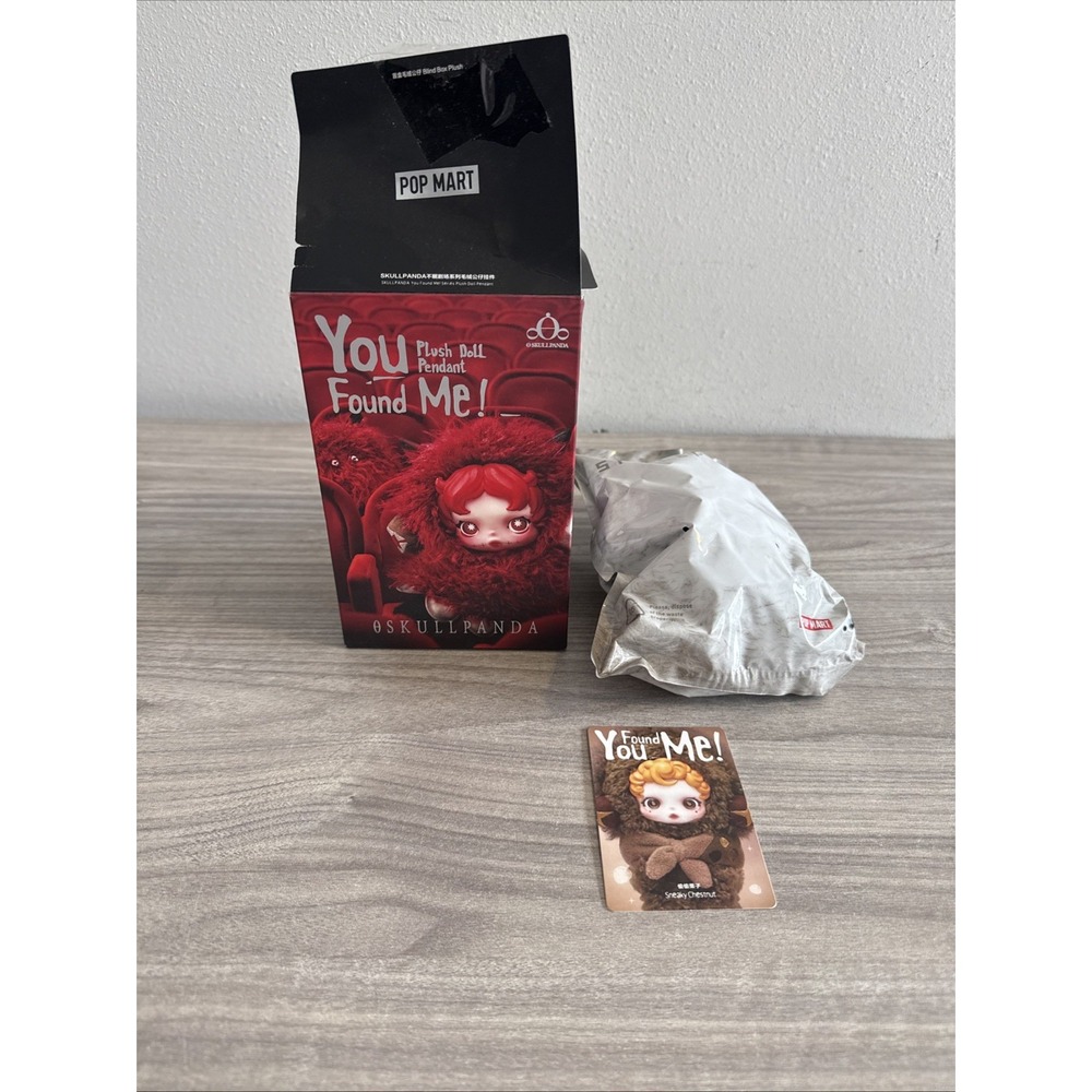Popmart Skullpanda "SNEAKY CHESTNUT" New Open box Complete